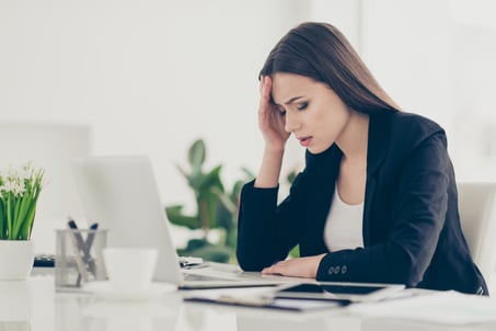 woman experiencing stress