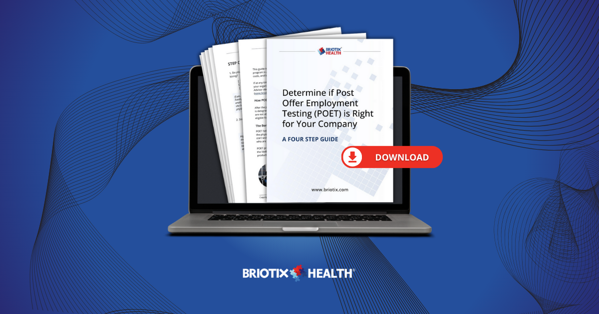 Downloadable Briotix Health POET Worksheet