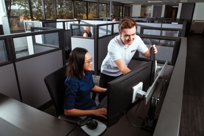 Ergonomic office desk setup (1)