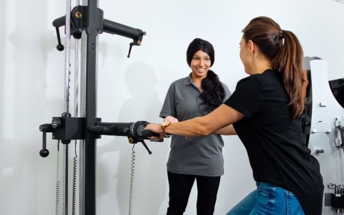 Job candidate takes a POET test