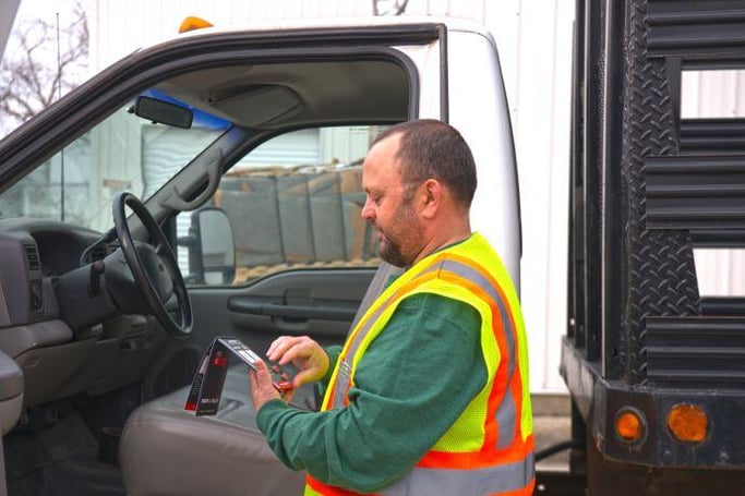 man preparing for road safety-1